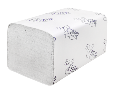 Полотенца бумажные FlyPapir Comfort ZZ(V)сл. H3 1сл. 250л. 20,5х22,5 белые 261252