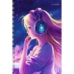 Тетрадь А4 80 л. (спираль) К-Э Музыка мечты ТС4805174