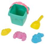 Песочный набор Морские обитатели 5 предметов (ведерко, совок, 3 формочки) ПИО_003