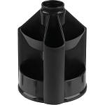 Подставка офисная Attomex 4102512 вращающ., 10 отд.,черный