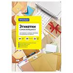 Бумага самоклеящаяся А4 100 л. OfficeSpace 16 фр. 105х37 70 г/м 345629