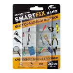 Клеевые подушечки для многоразового монтажа SmartFix NANO 3*3см 12 шт SMN3030T