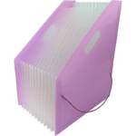 Лоток вертикальный 13 отд. DeVente Pastel 3048120 сиреневый складной с резинкой