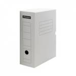 Короб архивный 100 мм микроГофрокартон 1776 белая  178838 до 900 листов