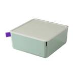 Настольный ящик для хранения 212x212x93,5мм зеленый Deli XDM11green 