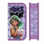 Пенал 2 секц. SOFT большой Девочка с привидениями ПО-901