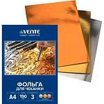 Фольга д/чеканки А4 3 цв. deVENTE 190 г/м 8118303