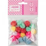Набор помпонов 20 шт. deVENTE 8000202 20 мм ассорти