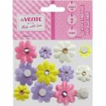 Декоративные украшения deVente 8130118 Ромашки со стразами 15 шт