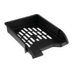 Лоток горизонтальный СТАММ Лидер черный ЛТГ-30465