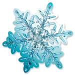 9201060 Открытка на скотче Снежинка 146х146мм