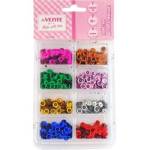 Пайетки декоративные deVente 8001918 Metallic 24 гр. ассорти