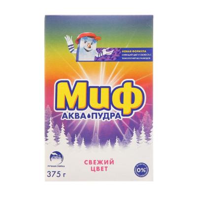 Стир. порошок 375 гр. МИФ Колор ручная стирка