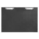 Планшет А3 deVENTE 3034805 черный гориз. 2 зажима