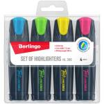 Набор текст-маркеров 4 цв. Berlingo Т3020 Textline