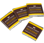 Шоколад порционный Деловой стандарт Milk&cookies 5г*80шт 1439418