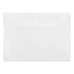 Папка - конверт А4 на кнопке СТАММ прозрачная ММ-32272