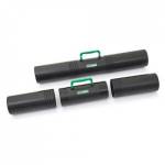 Тубус телескоп. d-100 мм, 650 мм, 3-х секц.с ручкой ПТ41 черный