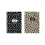 Записная книжка А6 80 л. (спираль) П-П Дизайн с принтом 80-7224