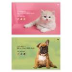 Альбом д\рис. 20 л. БиДжи Собачка и котик мел.карт. АР4ск20_59521