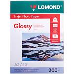 Фотобумага А3 200 g/m 50 л. глянц. одност. LOMOND 0102024