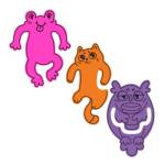 Закладка для книг ErichKrause Soft Caribbean Sunset 3 шт. фигурн.палстик.62972