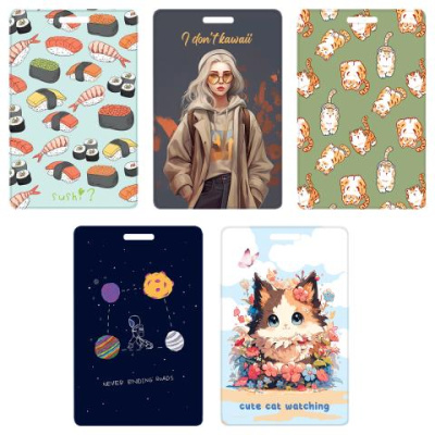 Обложка-карман для карт и пропусков 95х65 Vibes 55431