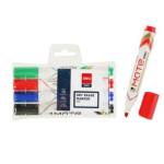 Набор маркеров д/доски 4 цв Deli EU00403 Mate 2-5 мм скошен.