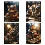 Блокнот А6 40 л. (спираль) БиДжи Стимпанк Б6гр40 58723