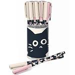 Ручка шарик. 0,5 LOREX KIDS CAT STEPS Slim Soft синяя LXKOPSSG-CS