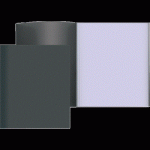 Папка с 80 карманами Attomex 3106004 черная