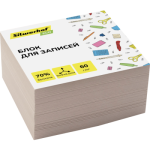 Блок для записей 9х9х4,5 белый Silwerhof Eco Эконом пл.60г/м2, 70% 2063952