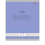 Тетрадь 12 л. (клетка) П-П Классика Fresh Line Черника Т12-6002