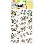Набор наклеек deVENTE 8002115 Gold-silver butterflies