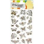 Набор наклеек deVENTE 8002115 Gold-silver butterflies