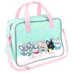 Сумка спортивная П-П Happy dogs МО-0734 ментол