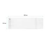 Обложка 215х685 для альбомов и тетрадей универс. ПВХ 120 мкм ArtSpace ШК SPVC215.120Uh / SP 15.15п