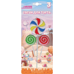 Свечи для торта deVENTE 9060801 3 шт.