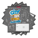 Тетрадь 18 л. (линия) ErichKrause City Transport 58252 /10