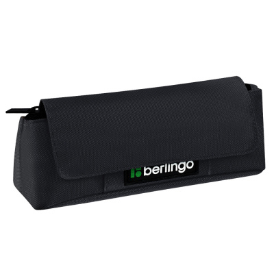 Пенал Berlingo Black focus 1 отд, 1 карман, 215*90*45, полиэстр BR-PM-080601