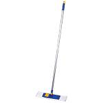 Швабра OfficeClean пласт. держатель 40 см , насадка МОП микрофибра/абразив 266756