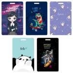 Обложка-карман для карт и пропусков 95х65 My Friends ассорти 55429