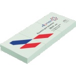 Стикеры 38х51 мм 100 л. Attomex голубая 2010703