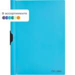 Папка с пластиковым клипом Vivid А4 до 30 л. ассорти 1406424