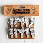 Прищепки декоративные Котики 10 шт. 4464687