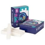 Мел белый 10 шт.Schoolformat квадрат 061298/МБ10-СФ