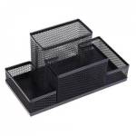 Подставка офисная 4 отд. 9125 метал. черный