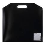 Папка для чертежей и рисунков А4 deVENTE 3073310 на кнопках с ручками черная