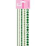Стразы самоклеящиеся deVENTE 8002565 DIY Jewelru Inspiration 130шт. 5 размеров, изумрудные