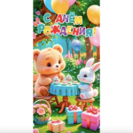 075.022 Конверт для денег С днем рождения!